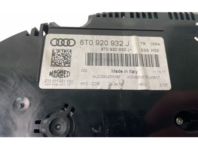 Панель приборов 8T0920932J Audi A5