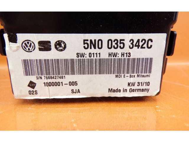 Блок управления 5N0035342C, 5N0035342C Volkswagen Golf Plus