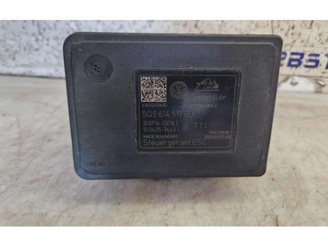 Блок АБС 5Q0614517BJ, 5Q0614517BJ Volkswagen Golf VII 2013 - 2019 года