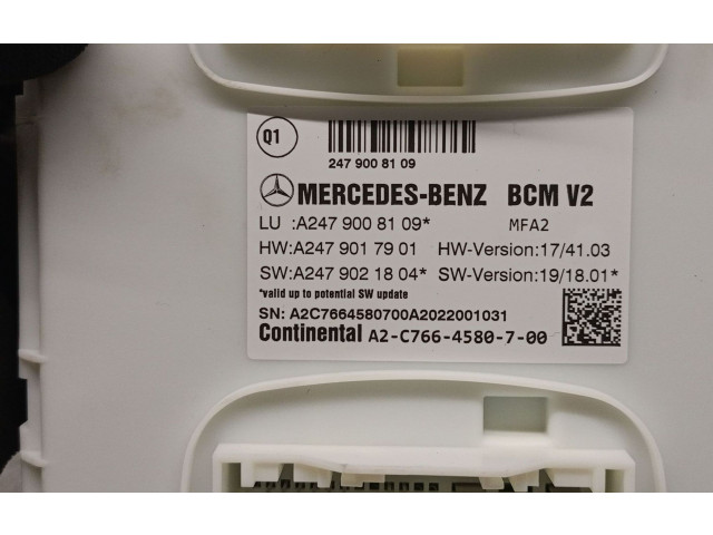 Блок комфорта A2479008109   Mercedes-Benz CLA C118 X118   