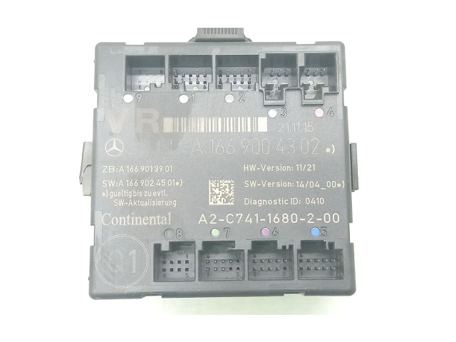 Блок управления A1669000518, A1669004302 Mercedes-Benz A W176