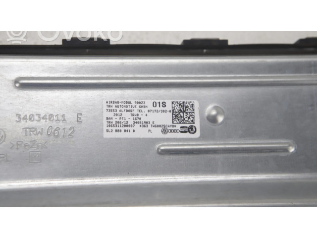 Подушка безопасности для колен 5L2880841D Skoda Yeti (5L)