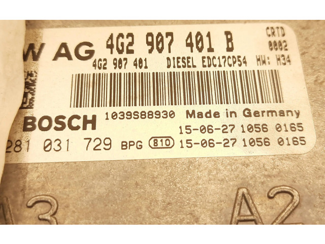 Блок управления двигателя 4G2907401B, 4G2907401 Audi A7 S7 4G