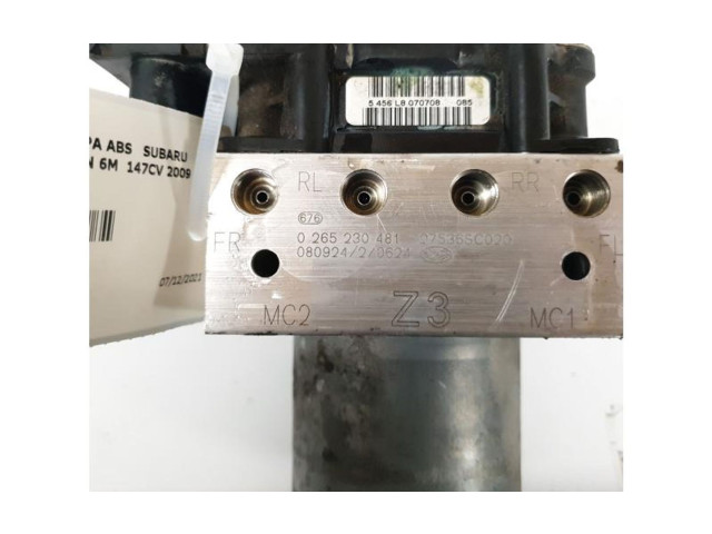Блок АБС 0265951123 Subaru Forester SH 2008 - 2013 года