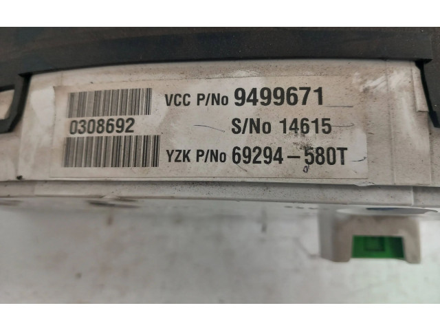 Панель приборов 9499671, 0308692   Volvo V70       