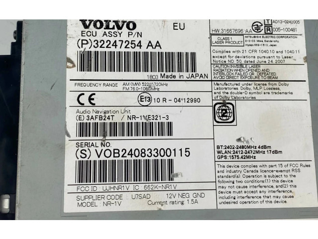 Подушка безопасности водителя 32247254AA Volvo V40