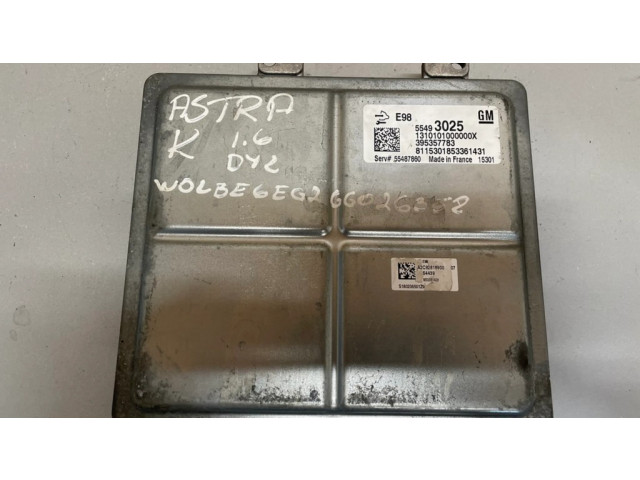 Řídící jednotka 55493025 Opel Astra K 2016