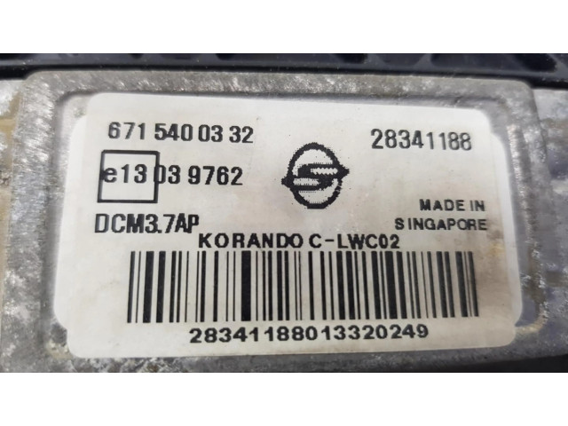 Блок управления двигателя 6715400332 SsangYong Korando