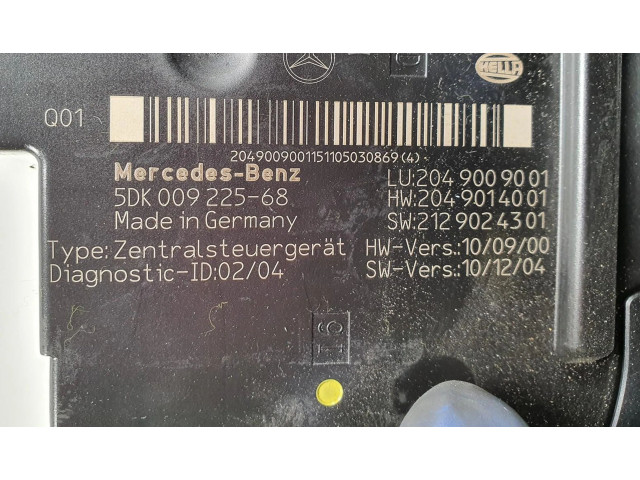 Pojistková skříňka 2049009001 Mercedes-Benz GLK (X204) 2012