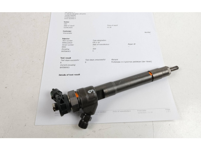 Vstřikovač 0445110414 Nissan Qashqai+2