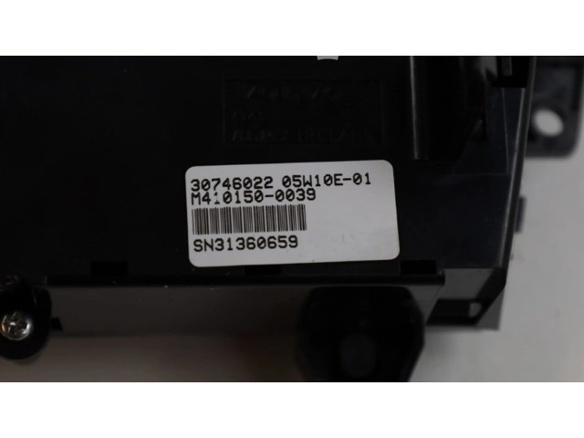 Блок управления климат-контролем 30746022, 30746022   Volvo V70