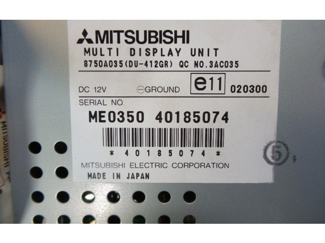 Дисплей 8750A035, 40185074 Mitsubishi Grandis