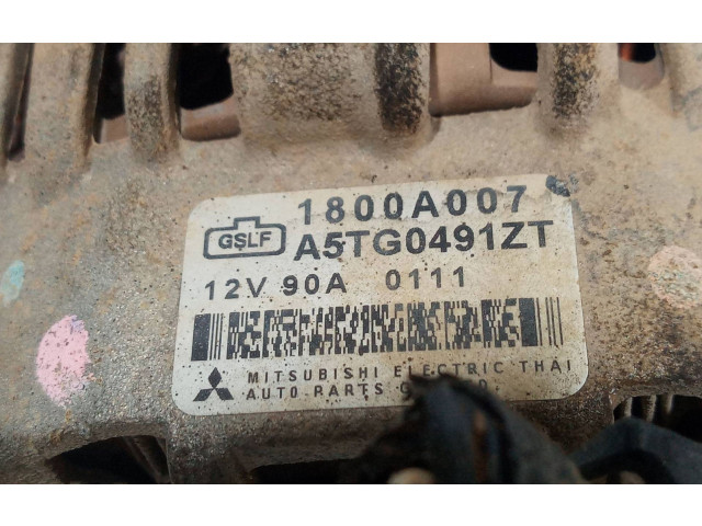 Генератор 1800A007, A5TG0491ZT Mitsubishi L200