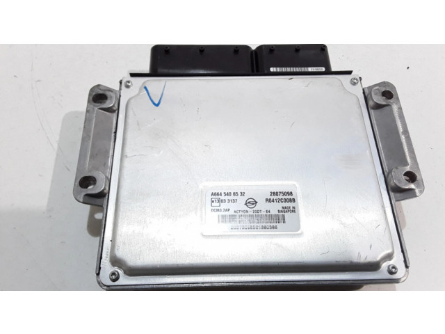 Блок управления двигателя A6645406532, 28075098 SsangYong Actyon