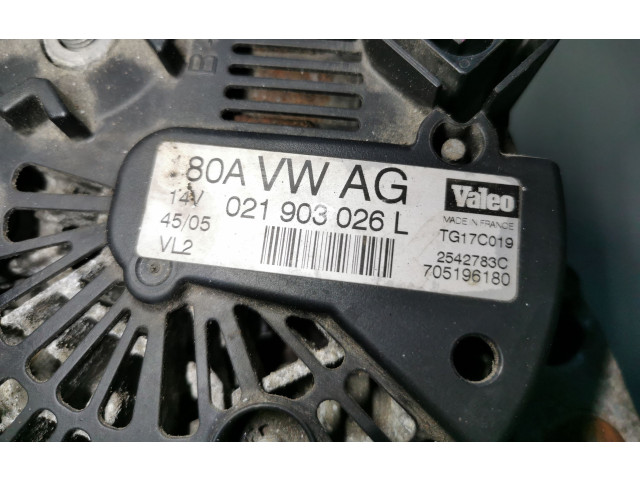 Генератор 021903026L, 2542783C   Volkswagen PASSAT B6 2.0     