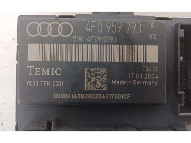Блок комфорта 4F0959793   Audi A6 S6 C6 4F   