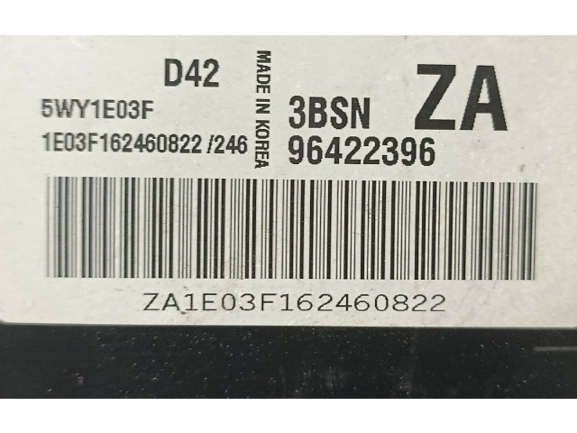 Блок управления двигателя 96422396, 5WYE03F   Chevrolet Nubira