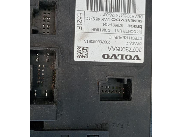 Передний електрический механизм для подъема окна без двигателя 30784509, 0050018 Volvo C30