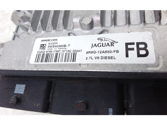 Блок управления двигателя 6R8Q12A650FB, 5WS40385B   Jaguar S-Type