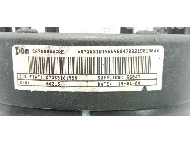Подушка безопасности водителя 07353161960 Fiat Idea