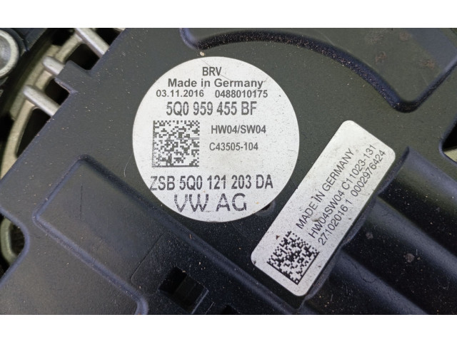 Вентилятор радиатора 5Q0959455BF, 5Q0121203DA Audi Q2 -