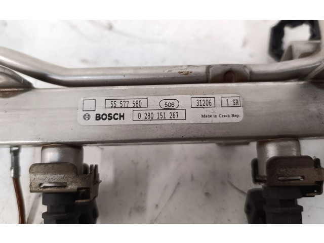 Комплект форсунок 55577580, 0280151267 Opel Meriva B