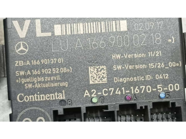 Блок управления S1669000218, A2C7411670500 Infiniti Q30