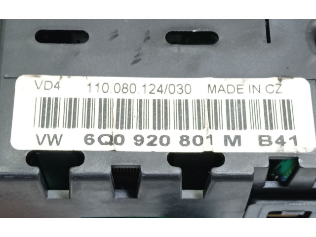 Панель приборов 6Q0920801M, 6Q0920801M   Volkswagen Polo       