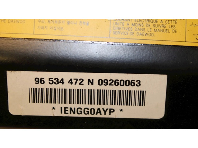 Подушка безопасности пассажира 96534472N, 96534472N Daewoo Kalos