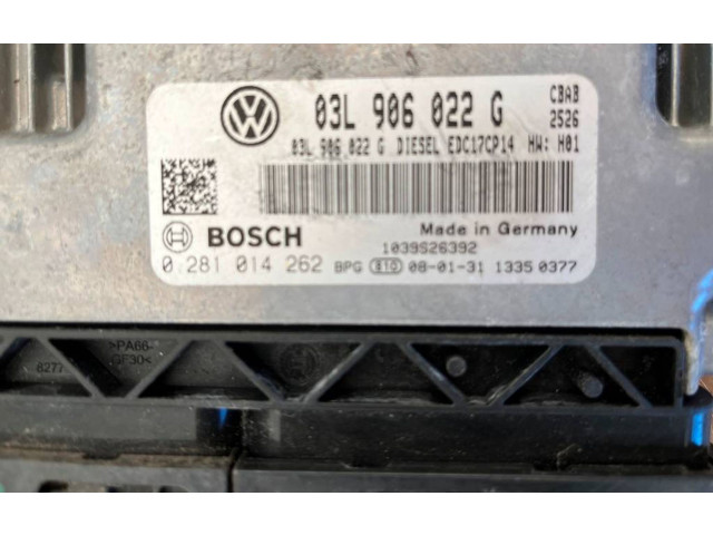 Řídící jednotka 03L906022G, 0281014262 Volkswagen Tiguan 2010
