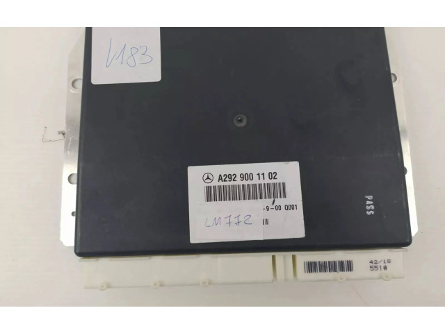 Блок управления A2929001102 Mercedes-Benz GLE (W166 - C292)