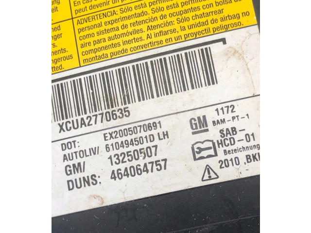 Подушка безопасности в сиденье 13250507 Opel Meriva B