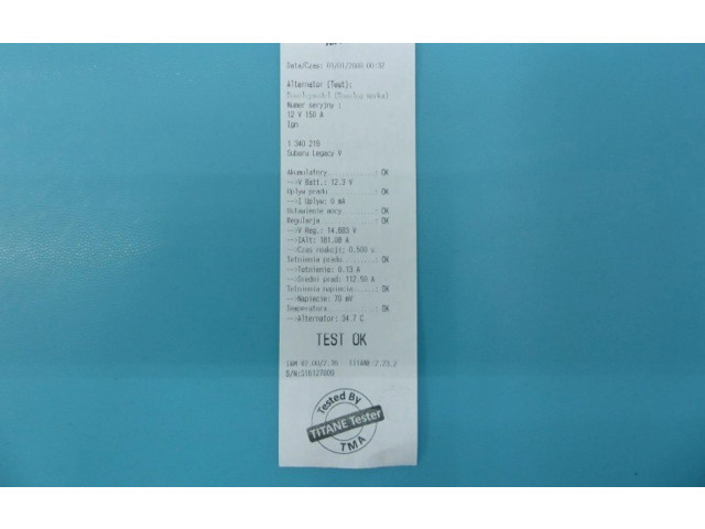 Генератор 23700AA731, IMPRK1340219 Subaru Legacy