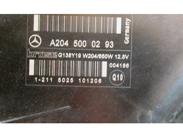 Вентилятор радиатора     A2045000293    Mercedes-Benz CLS C218 X218 