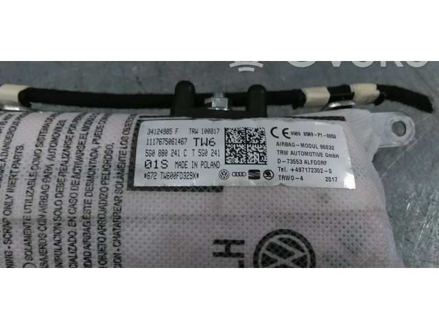 Подушка безопасности в сиденье 5G0880241C, 5G0880241 Volkswagen Golf VII