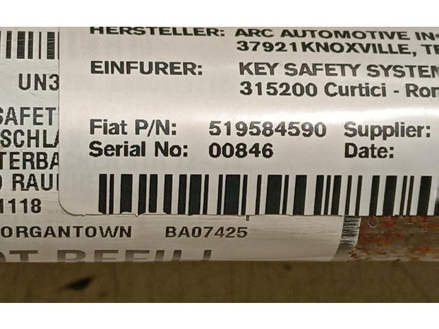 Боковая подушка безопасности 519584590, 199B5000 Fiat 500L
