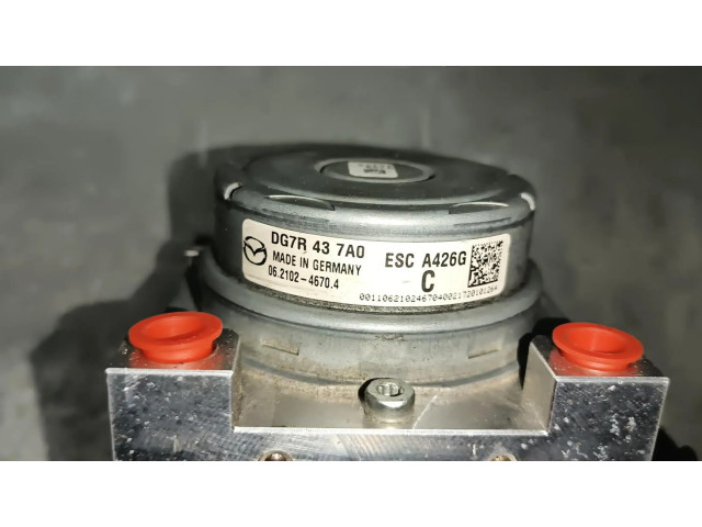 Блок АБС DG7R437A0, ABS Mazda 2 2014-2019 года