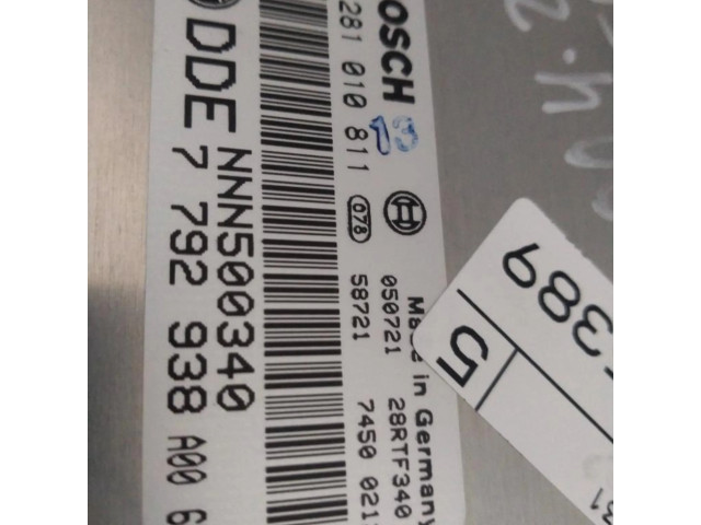 Řídící jednotka 0281010811, CENTRALITAMOTORUCE Land Rover Freelander