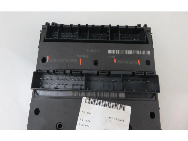 Блок комфорта 5WK48213, 6Q2937049B Skoda Fabia Mk1 (6Y)