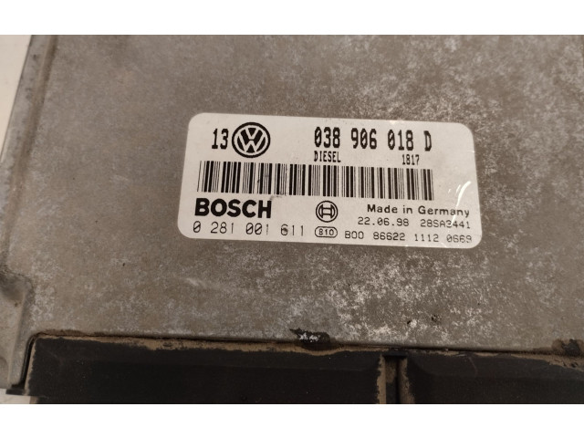 Блок управления двигателя 038906018D   Volkswagen Golf SportWagen
