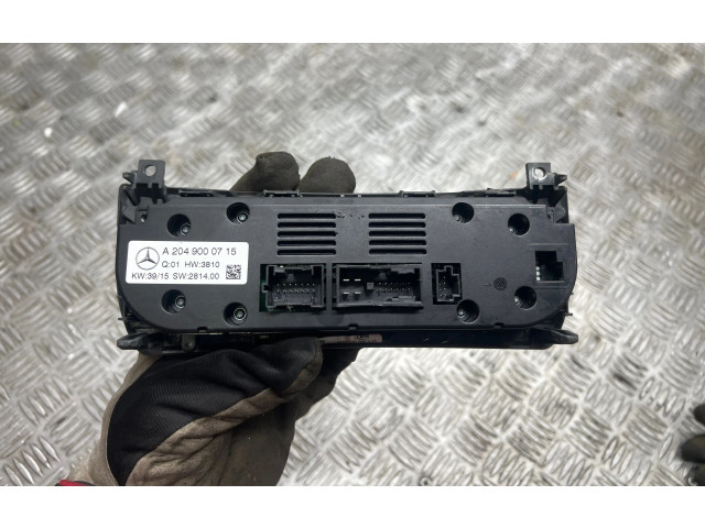 Блок управления климат-контролем A2049000715, 281400   Mercedes-Benz CLS C218 X218