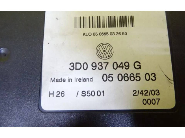 Блок комфорта 3D0937049G, 05066503   Volkswagen Phaeton   