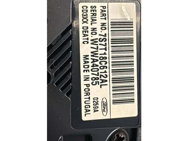 Блок управления климат-контролем 7S7T18C612AL   Ford S-MAX