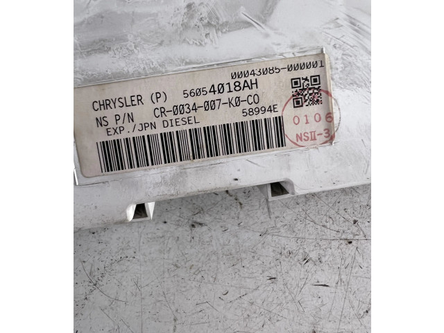 Панель приборов 56054018AH, CR0034007K0CO   Jeep Grand Cherokee (WK)       