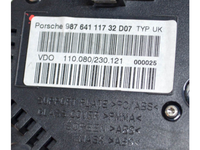 Přístrojová deska Porsche Cayman 987 2007 98764111732, 98764111732