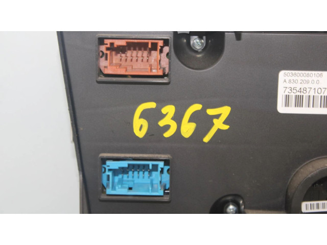 Блок управления климат-контролем 735487107 Lancia Delta III