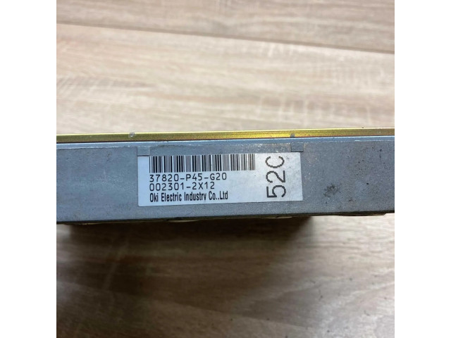 Блок управления двигателем Блок управления 37820P45G20, 0023012928 Honda Odyssey