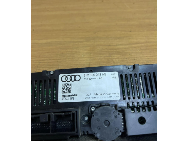 Блок управления климат-контролем 8T2820043AG, 1000518071   Audi Q5 SQ5