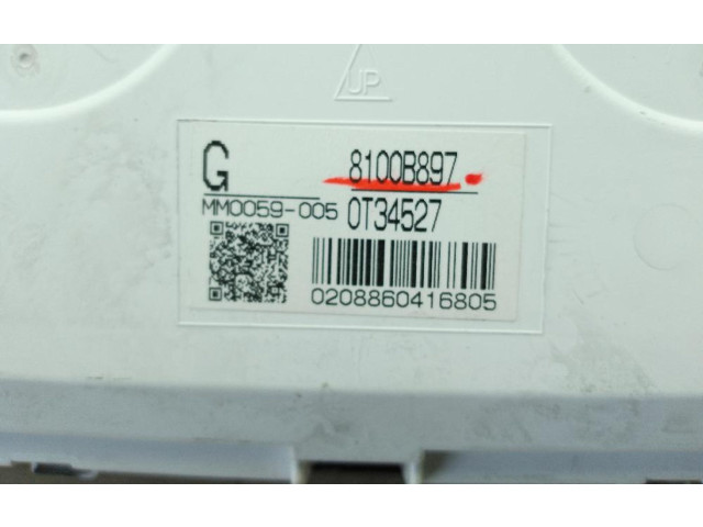 Панель приборов 8100B897 Mitsubishi Outlander