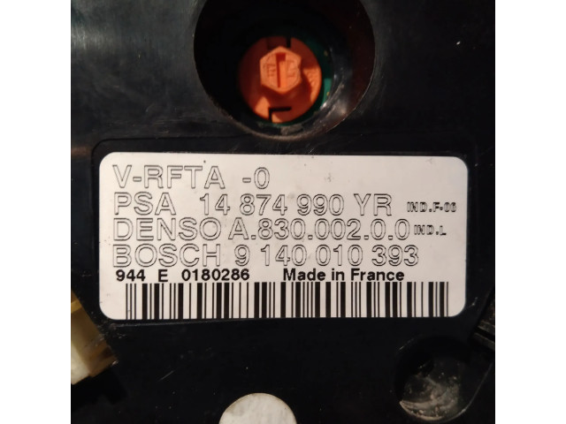 Блок управления климат-контролем 9140010393 Citroen C8